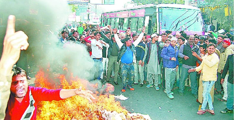 cloths burnt by business person