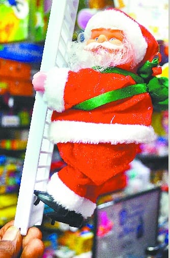 market ready for chirstmas