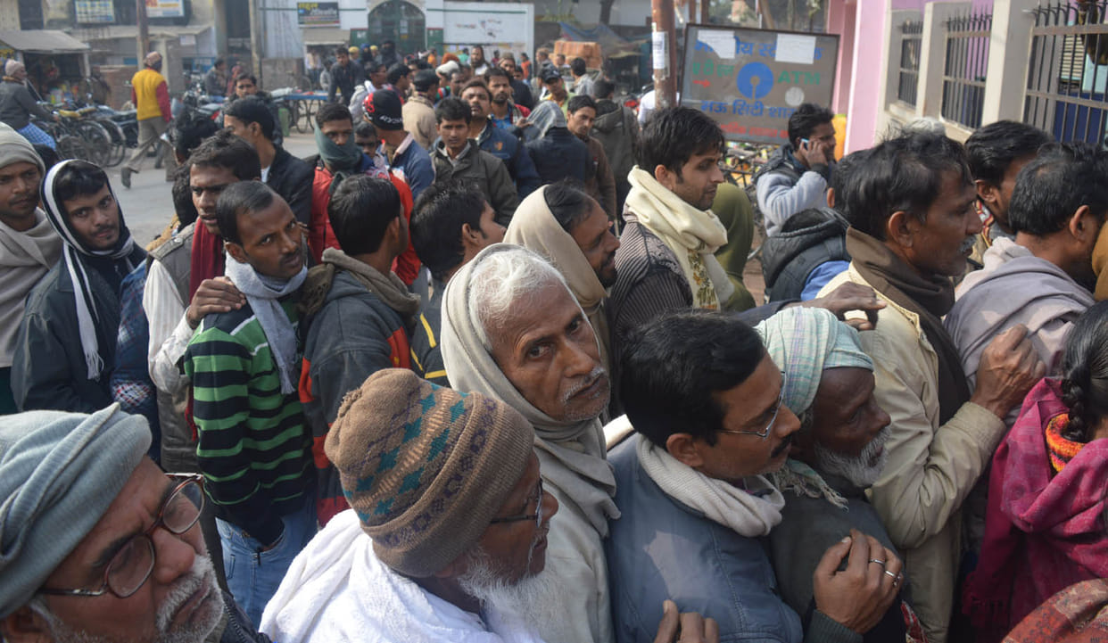 The bank was open after the holiday rush unchecked