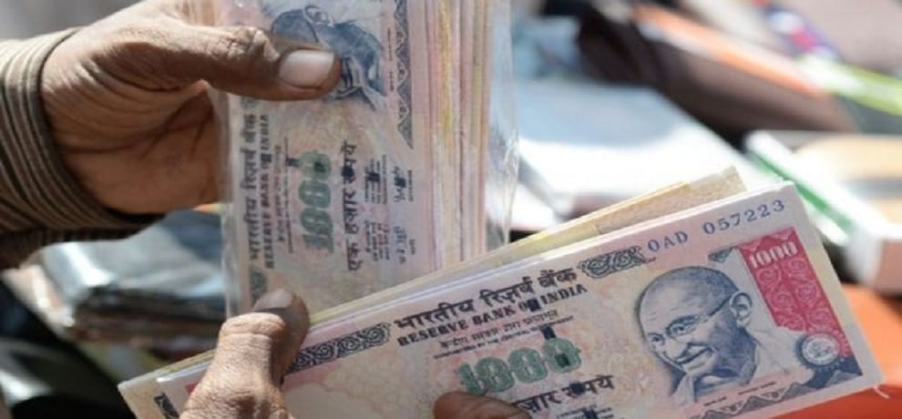  Black money traders are expending Old notes between farmers