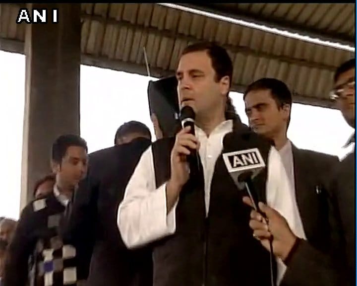  Rahul gandhi comments over demonetisation and Narendra modi at dadri