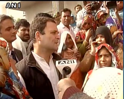  Rahul gandhi comments over demonetisation and Narendra modi at dadri