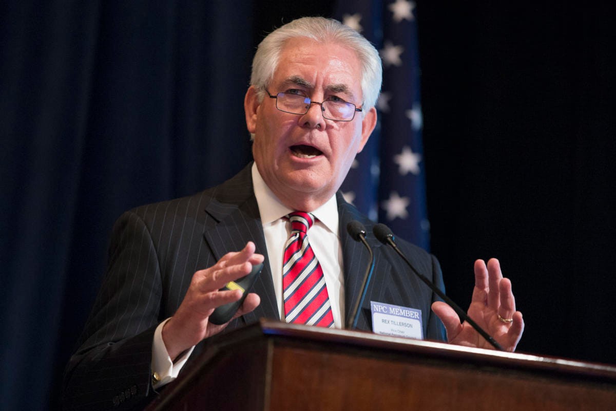 Trump selects Rex Tillerson for secretary of state