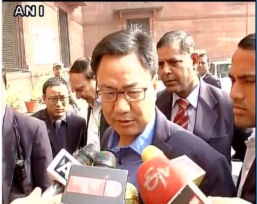 Central minister kiren rijiju stranded in power project scam