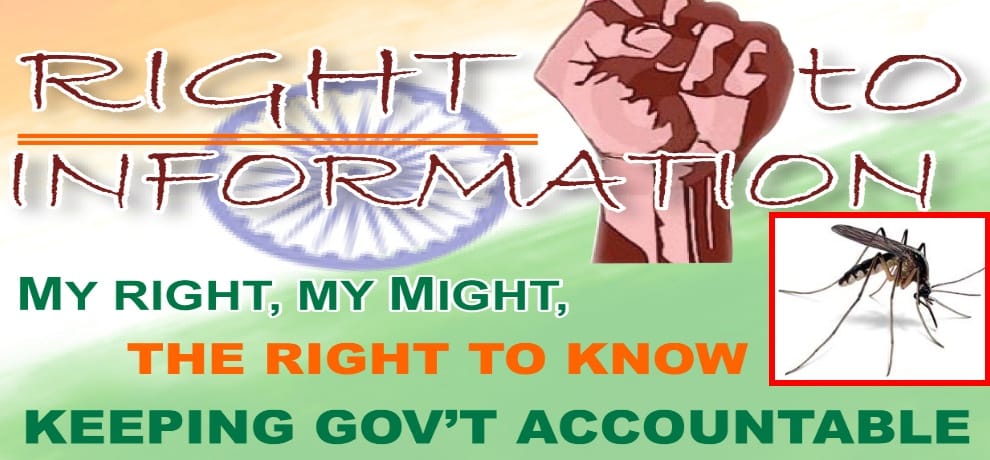 RTI reply says mosquitoes troubled 59 lakh people