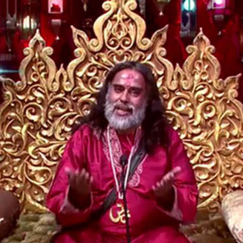 swami om ji is safe for two weeks in bigg boss