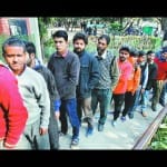ten kilometers long que for new notes in faridabad