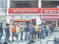Three days after the holiday increased cash shortage, Kurukshetra