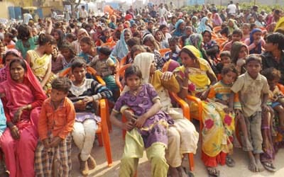 Gifts to those 440 families in city, government stood its promise