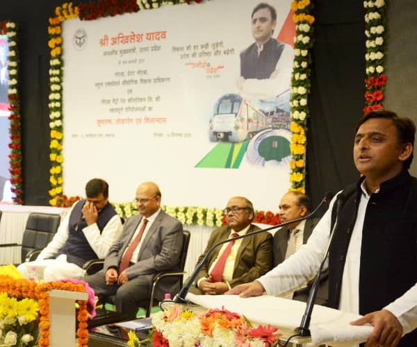 Luck and work are with us says chief minister akhilesh yadav.