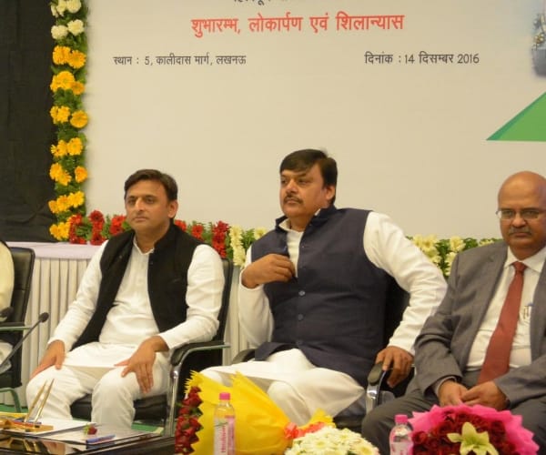 Luck and work are with us says chief minister akhilesh yadav.
