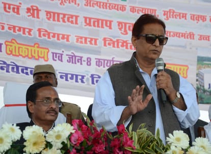 azam khan taunts on mayor in lucknow.