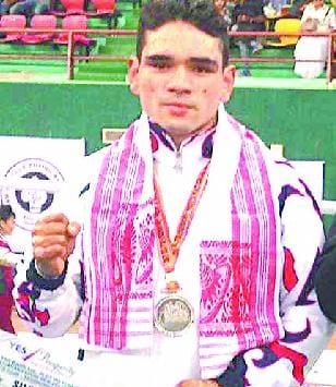 Duryodhana hav won the National Boxing Championships silver