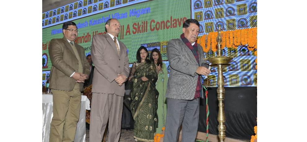 chief secretary vc pharka in himachal pradesh skill development corporation conclave