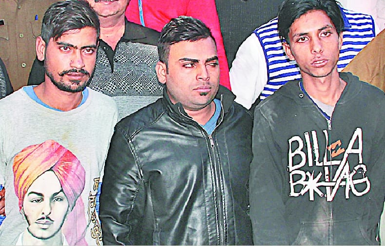 Three arrested in demanding protection money from two doctor couple