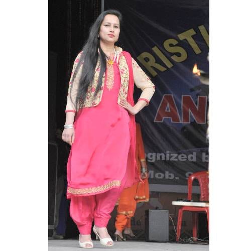 Modeling and fashion show by trainee nurses in christian nursing institute annual festival