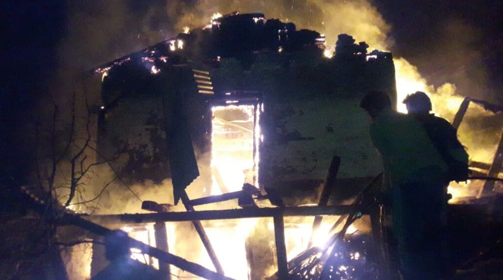 Fire in Kullu village.