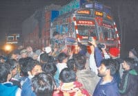 meat, truck, people, police, driver, kaithal