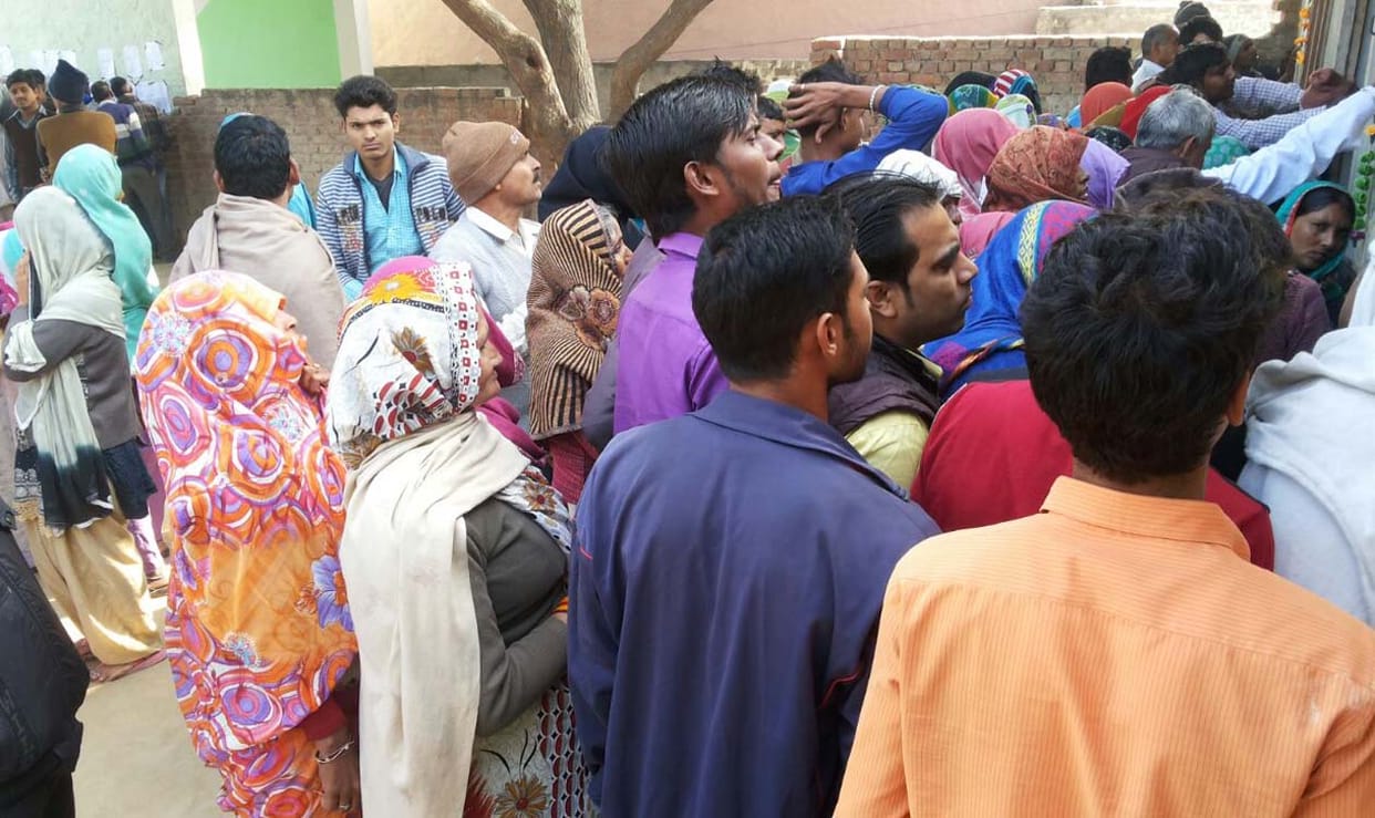 Ration cards demand Rs erupted women, Hungama