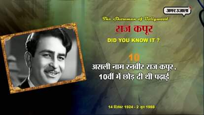Unknown and interesting facts about show man raj kapoor