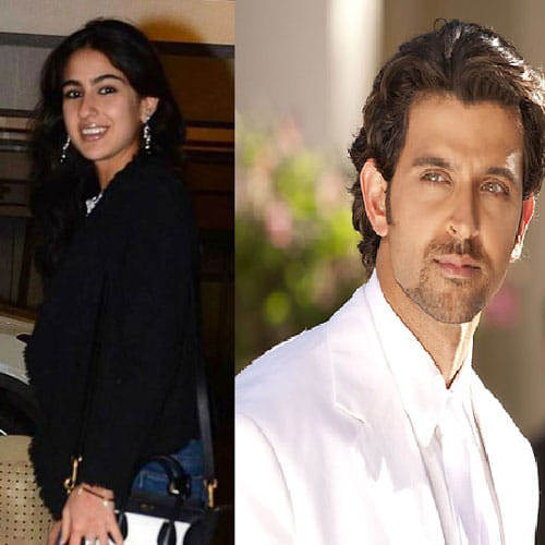 sara ali khan doing debut with hrithik roshan