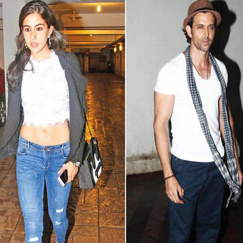 sara ali khan doing debut with hrithik roshan