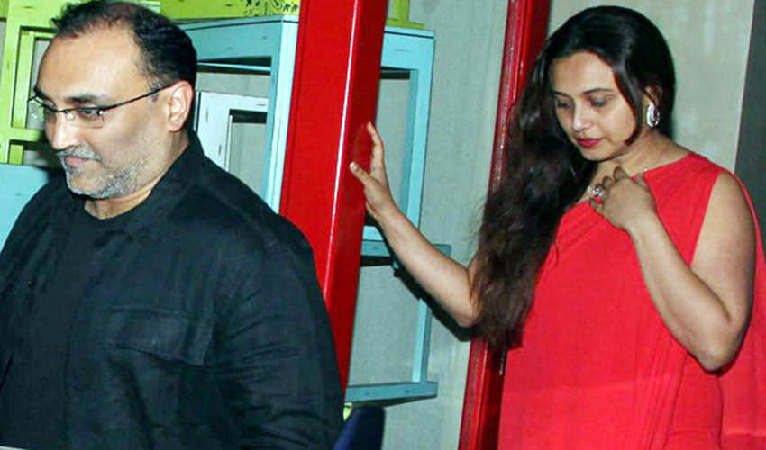 rani mukherjee with her husband aditya chopra