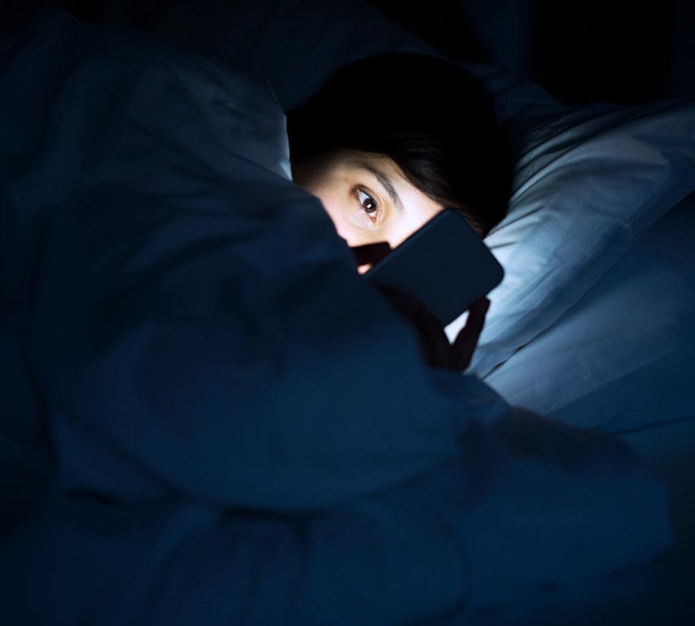 smartphone can cause temporary blindness 