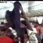 Congress workers show black flags to RBI Governor 