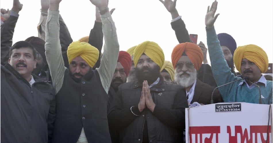 aam aadmi party rally in majitha, majithiya vs himmat singh shergill