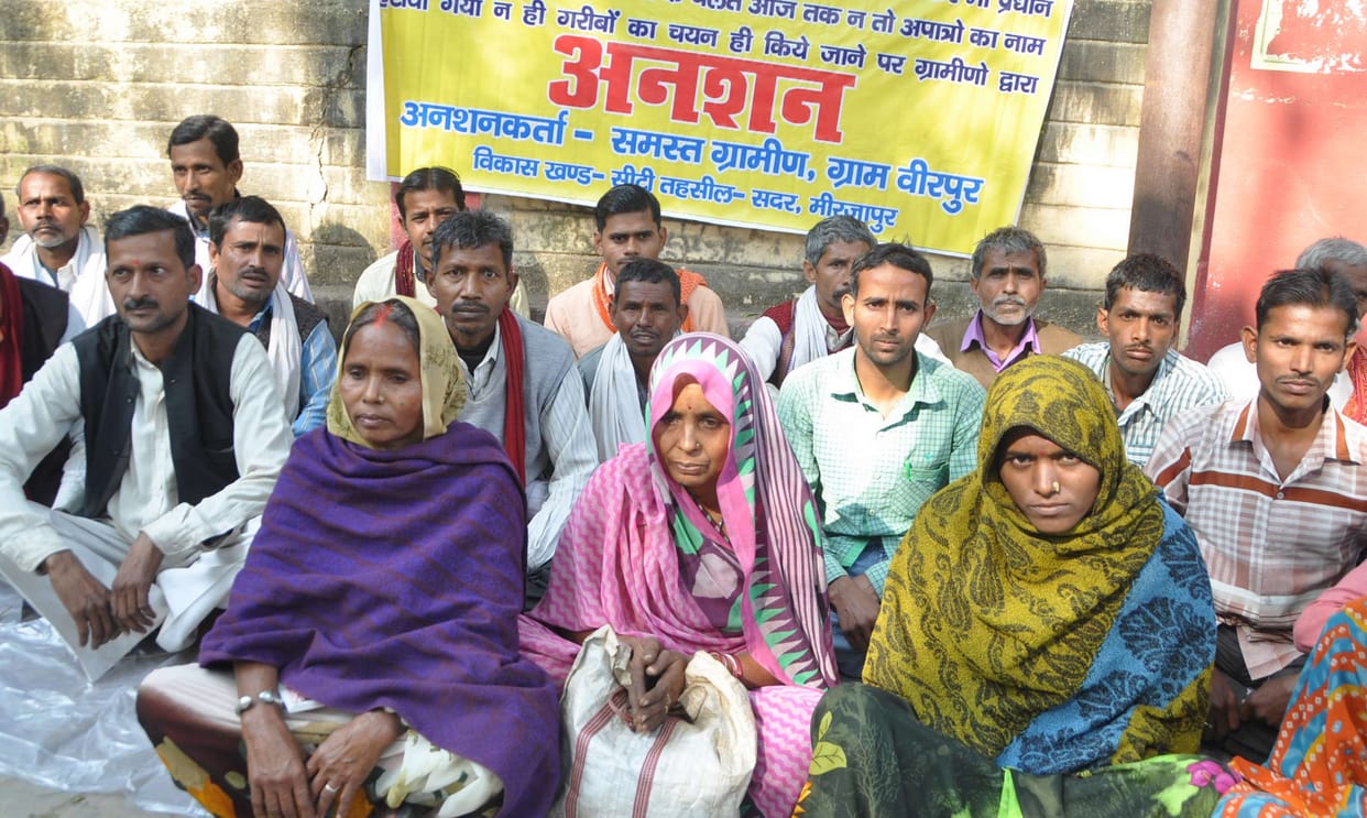 the villagers against irregularities 