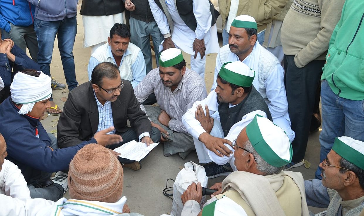 Problems erupt BKU activists.