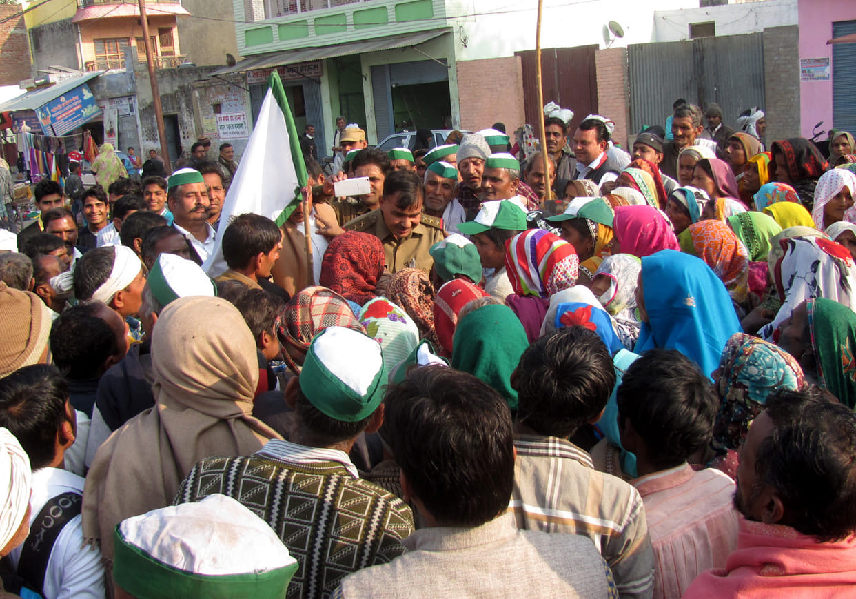 BKU panchayat fragmented indignation put the jam