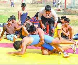 Wrestling championship in town