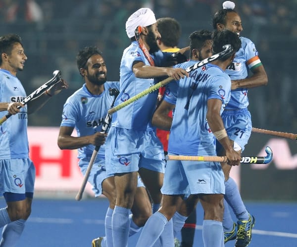 India defeated spen in junior hockey world cup 2016.