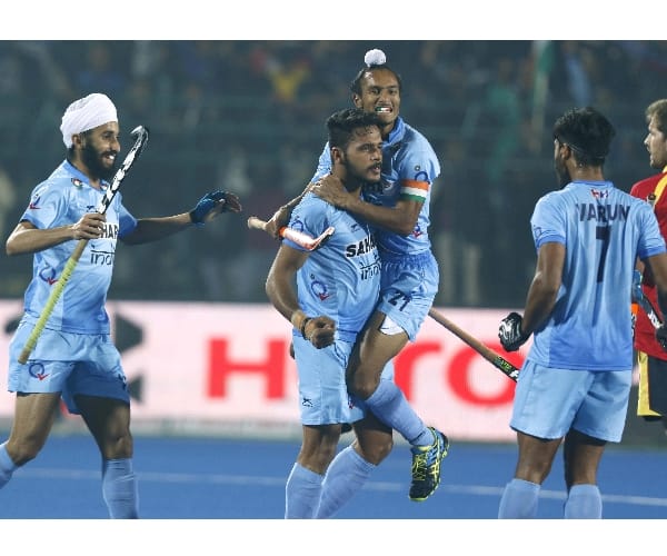 India defeated spen in junior hockey world cup 2016.