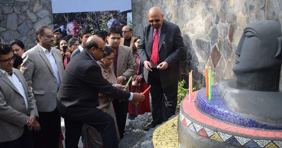 rock garden creator nekchand birthday celebration at chandigarh