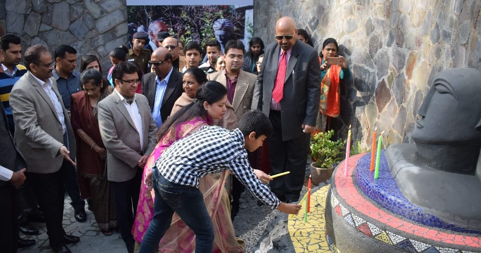 rock garden creator nekchand birthday celebration at chandigarh