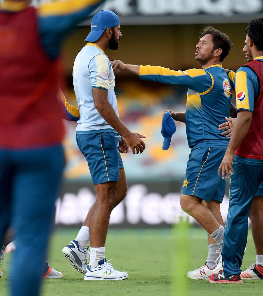 Yasir Shah and Wahab Riaz gets involved in scuffle