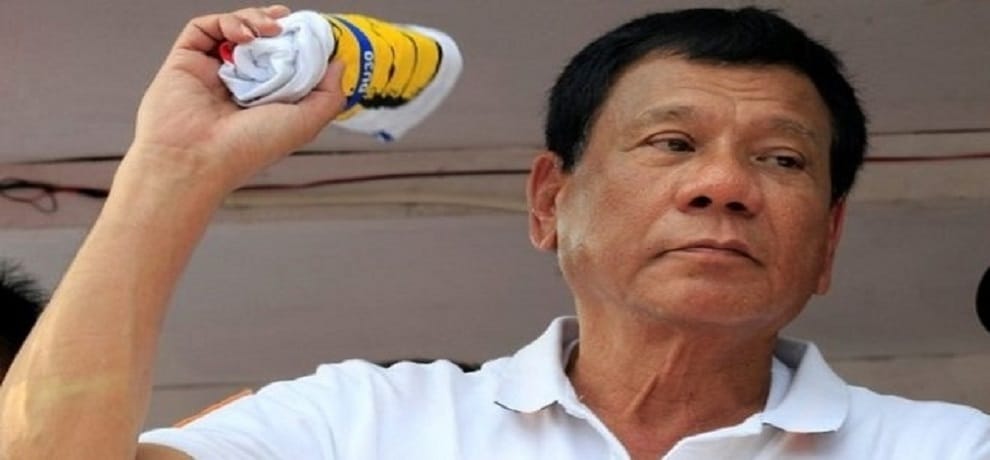 Philippines president says once threw man from helicopter, would do it again