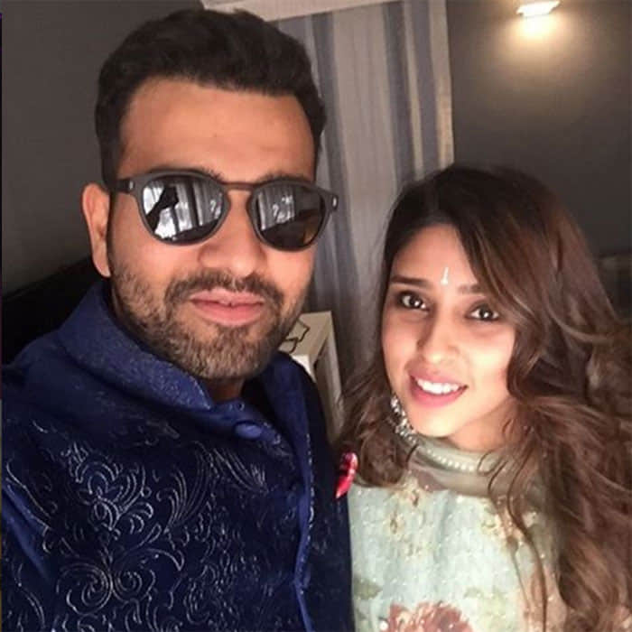 Rohit Sharma And Ritika Sajdeh First Wedding Anniversary