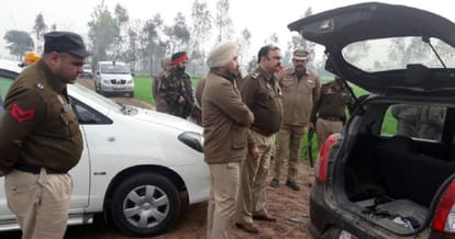 suspicious car found on indo pak border village in bamial sector of punjab