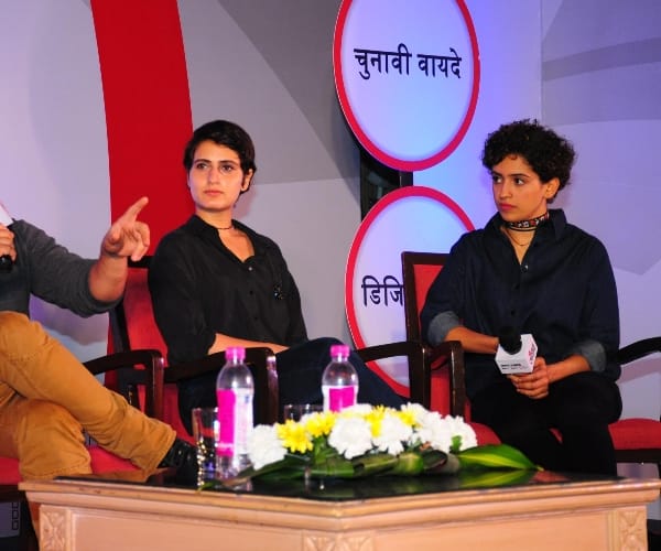  Amir khan in samwad with dangal actress.