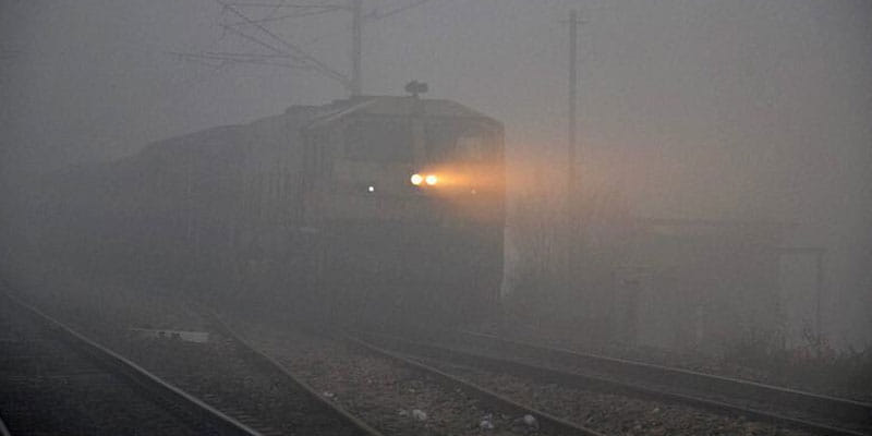 The effect of mist: Chandigarh-Amritsar canceled, many trains were delayed