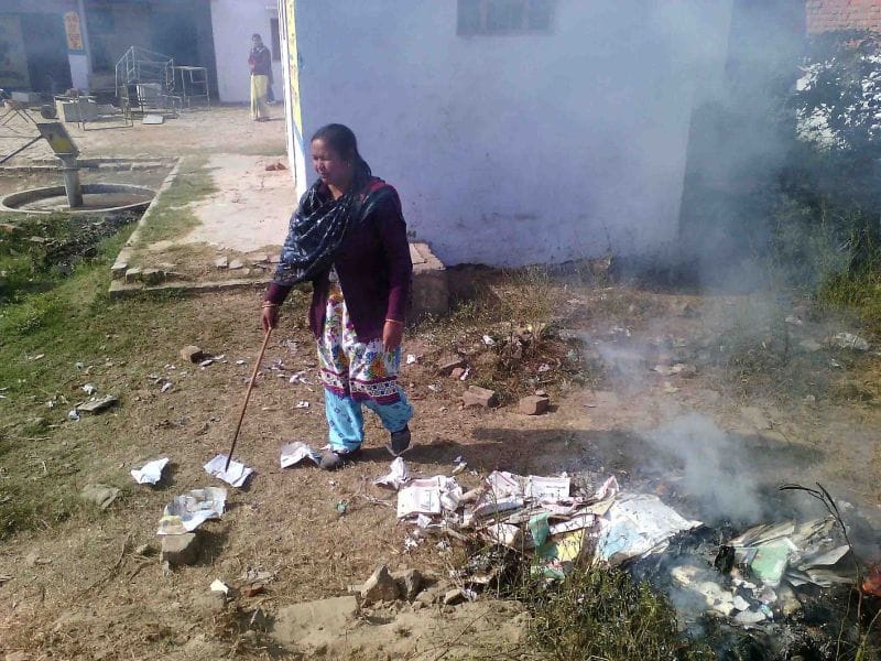 Instead of giving students books were being burned