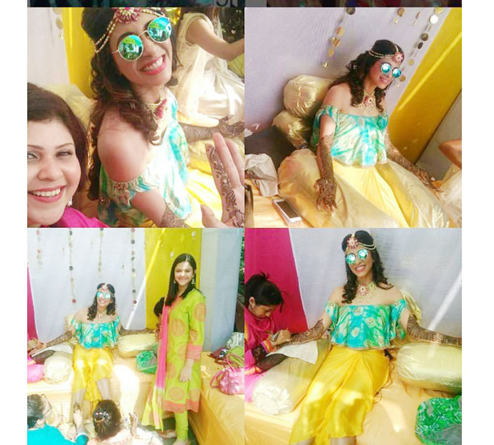 kishwer merchant mehandi ceremony photos