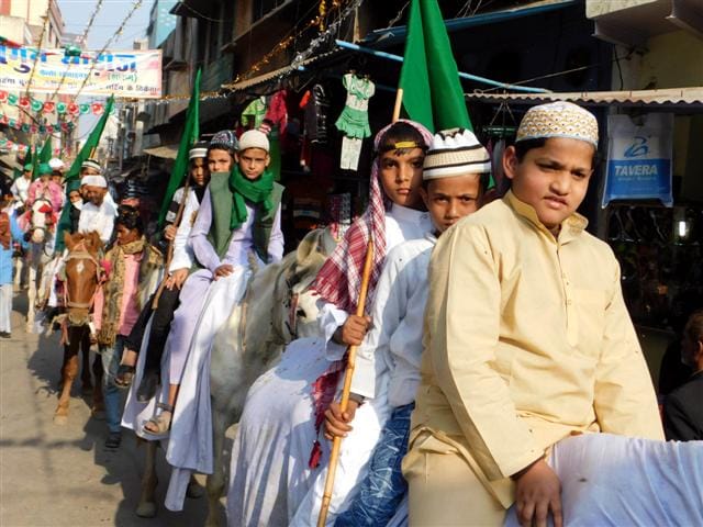 Down with terrorism slogan coined Sikandrarau