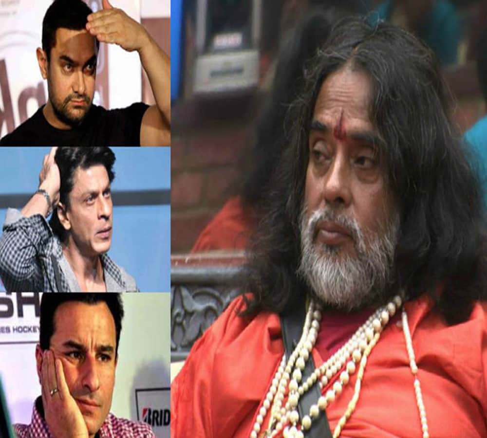 swami om give threat to three khan of bollywood video viral