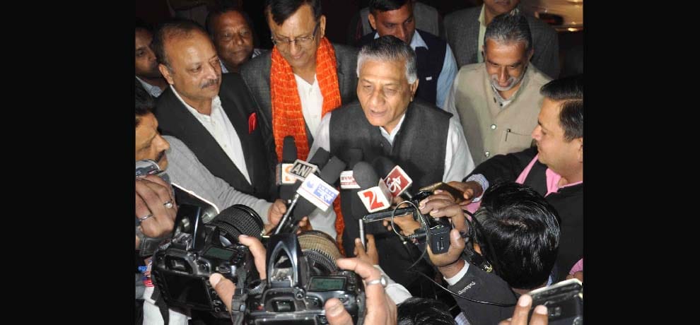 1971 indo-pak war general vk singh attended a function in faridabad