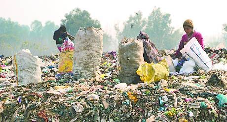Why is silence sitting in a pile of garbage and municipal administration
